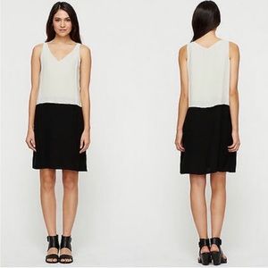 COPY - LAST CALL!! Eileen Fisher Bone/Black Silk Dress